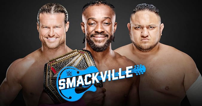 WWE SmackVille - Kofi Kingston vs. Samoa Joe vs. Dolph Ziggler for the WWE Championship