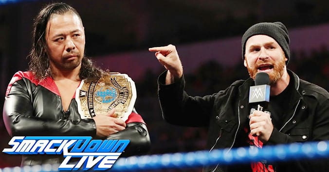 Intercontinental Champion Shinsuke Nakamura Sami Zayn WWE SmackDown Live 2019