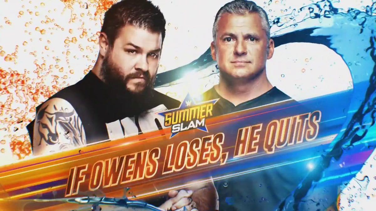 Kevin Owens vs. Shane McMahon - SummerSlam 2019 Graphic