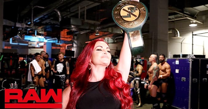 Maria Kanellis WWE 24 7 Champion RAW 2019
