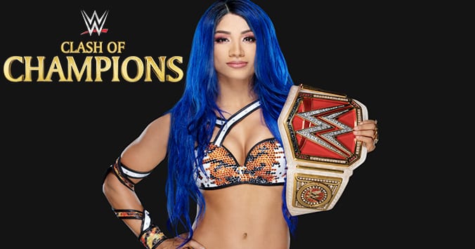 Sasha Banks RAW Women's Champion WWE Clash Of Champions 2019