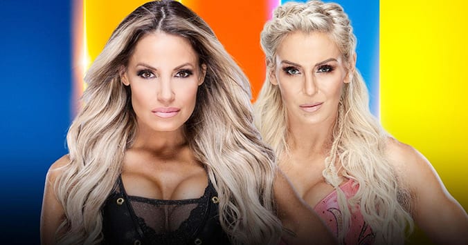Trish Stratus vs. Charlotte Flair - WWE SummerSlam 2019 Graphic