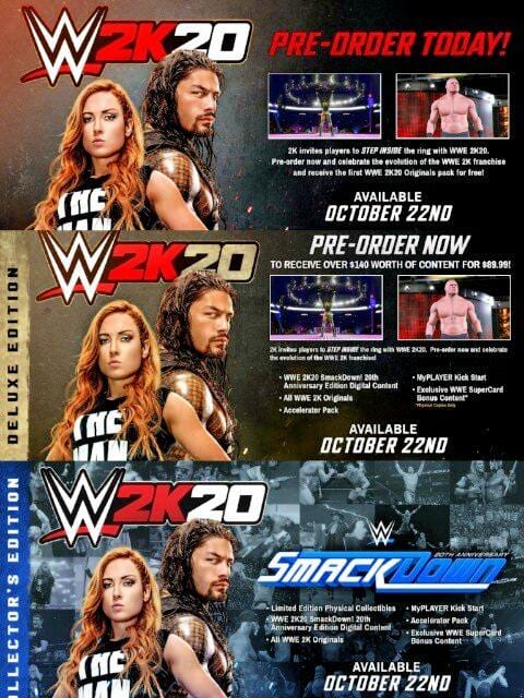 WWE 2K20: Confirmed Roster