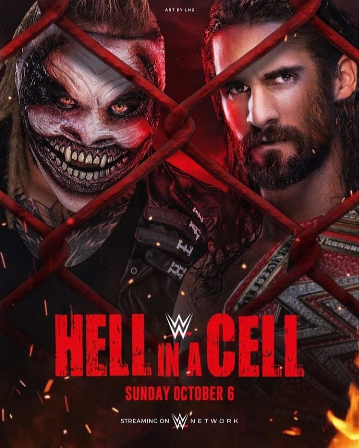 Bray Wyatt The Fiend Seth Rollins Hell In A Cell 2019 Poster