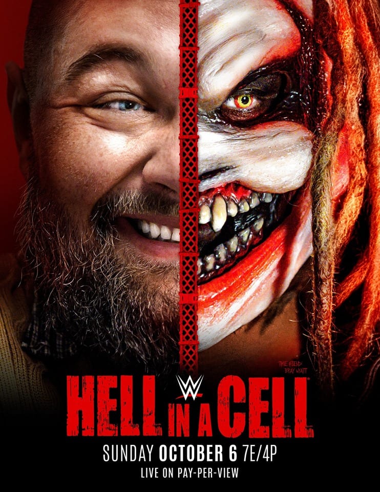 Bray Wyatt The Fiend on official WWE Hell in a Cell 2019 poster