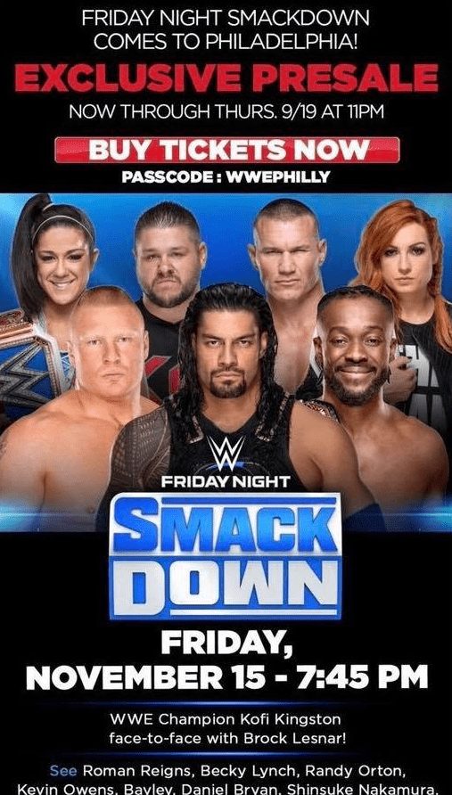 Brock Lesnar Kofi Kington Face To Face Confrontation Friday Night SmackDown on FOX November 15