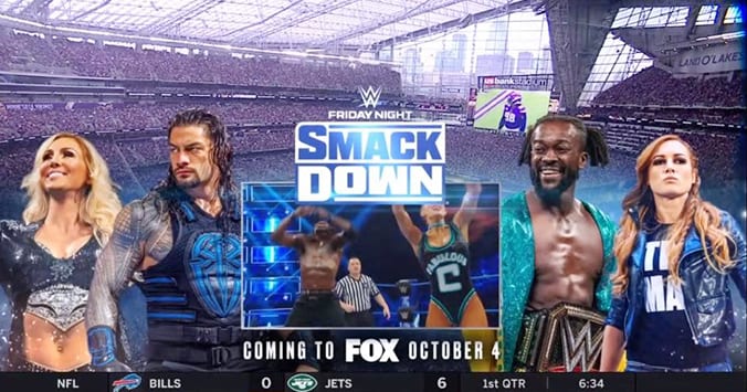 FOX Promoting WWE SmackDown During NFL