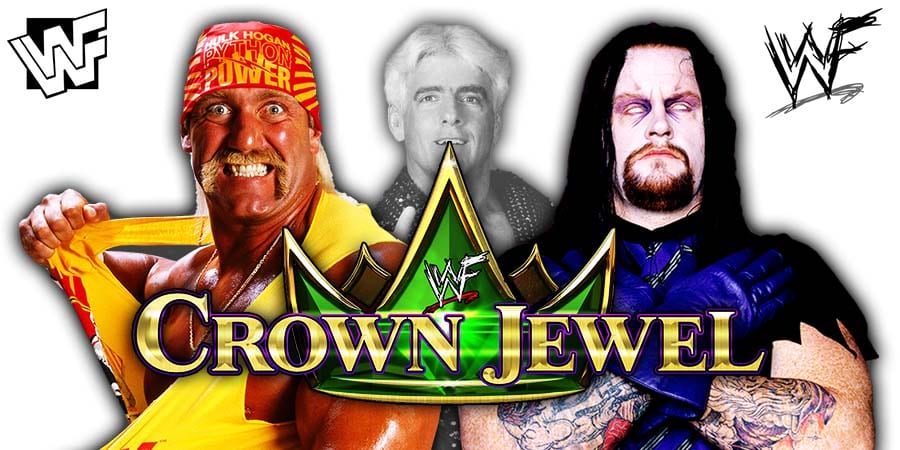 Hulk Hogan Ric Flair The Undertaker WWE Crown Jewel 2019