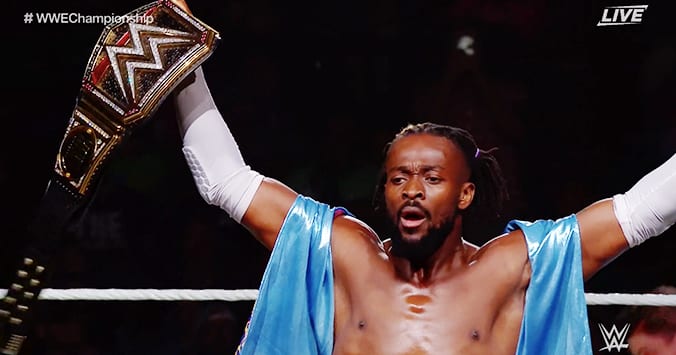 Kofi Kingston WWE Champion WWE Clash Of Champions 2019