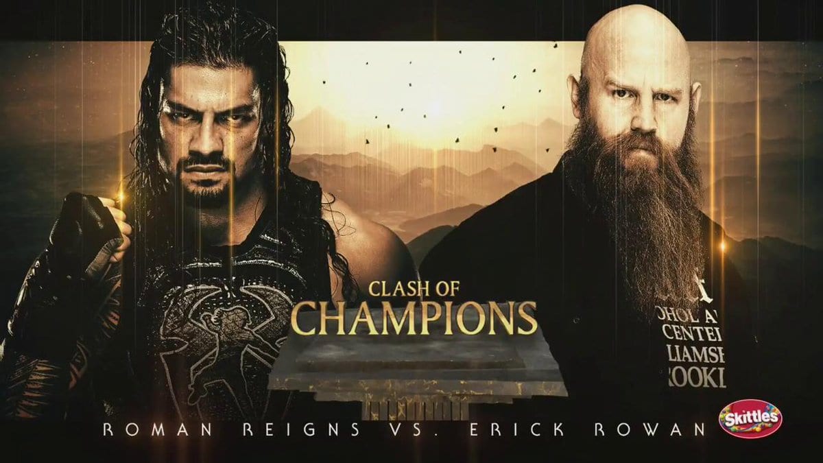 Roman Reigns vs. Erick Rowan - WWE Clash Of Champions 2019