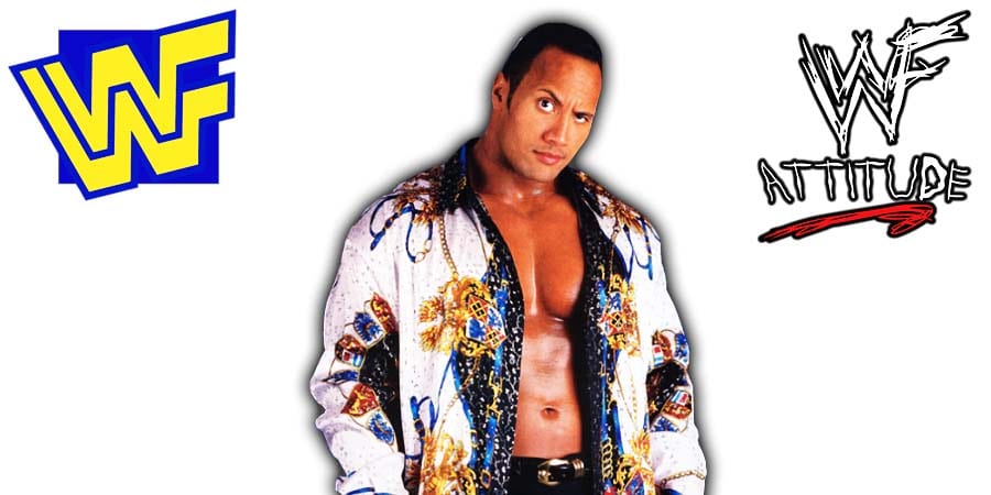 The Rock WWF Shirt