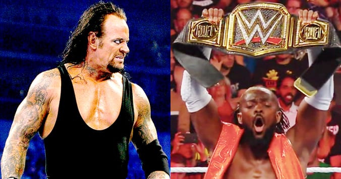 The Undertaker Kofi Kingston WWE Champion