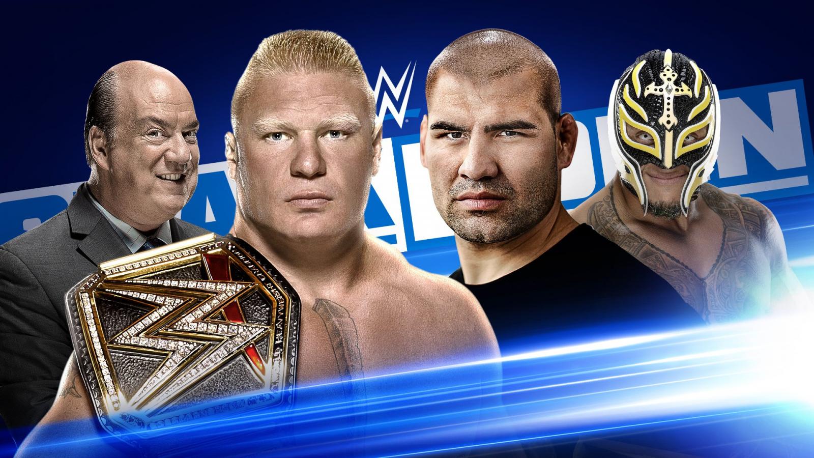 Brock Lesnar Paul Heyman Cain Velasquez Rey Mysterio