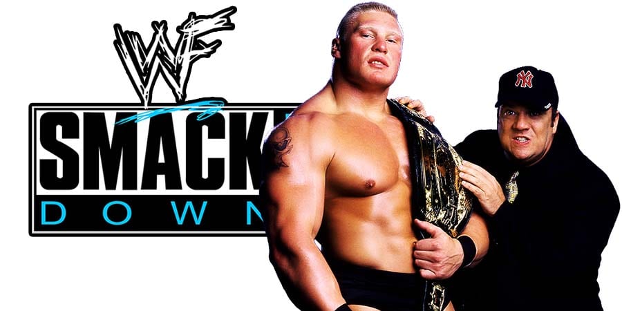 Brock Lesnar WWE Champion Paul Heyman SmackDown