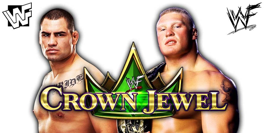 Cain Velasquez vs Brock Lesnar - WWE Crown Jewel 2019 WWE Title Match
