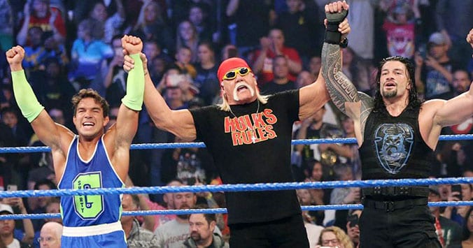 Chad Gable Shorty G Hulk Hogan Roman Reigns WWE SmackDown