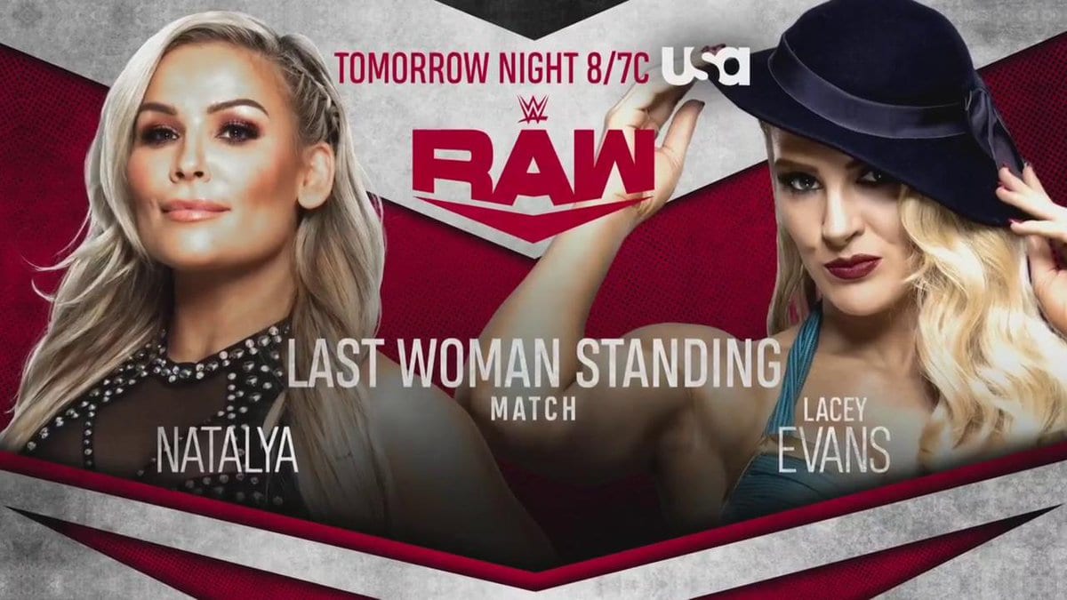 Natalya vs Lacey Evans - Last Woman Standing Match (WWE RAW 2019)