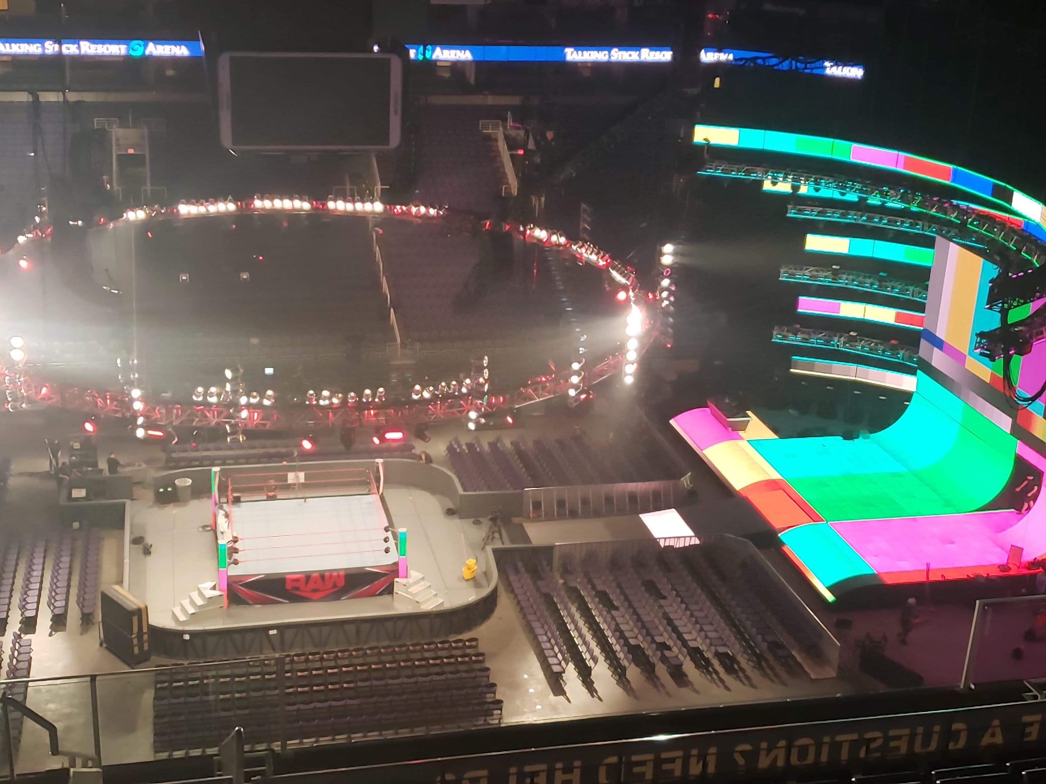 New WWE RAW Entrance Stage Set 2019