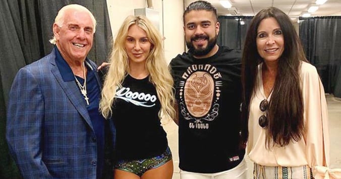 Ric Flair Charlotte Flair Andrade Wendi Barlow