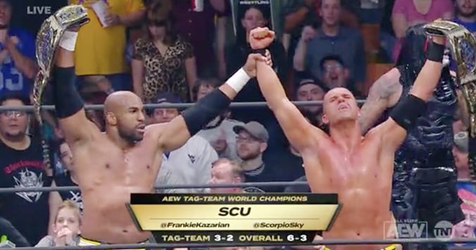 SCU wins AEW World Tag Team Championship on AEW Dynamite