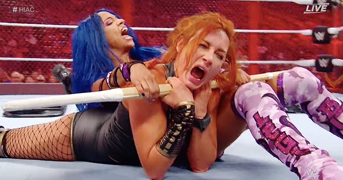 Sasha Banks vs Becky Lynch Women's Hell In A Cell match