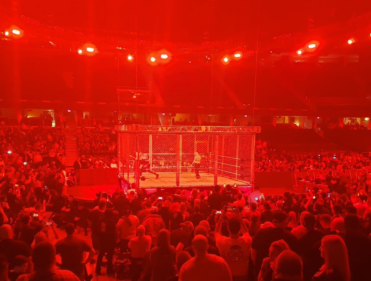 Seth Rollins defeats The Fiend Bray Wyatt in a Steel Cage match after RAW