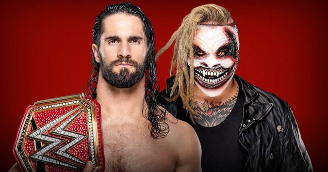 Seth Rollins vs The Fiend Bray Wyatt Match Graphic
