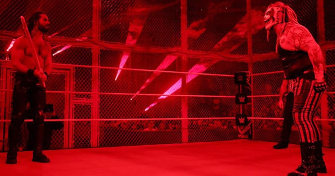 Seth Rollins vs The Fiend Bray Wyatt didn't end via DQ at WWE Hell In A Cell 2019