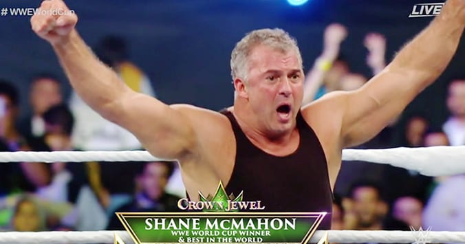 Shane McMahon Wins WWE World Cup and becomes Best In The World at WWE Crown Jewel 2019