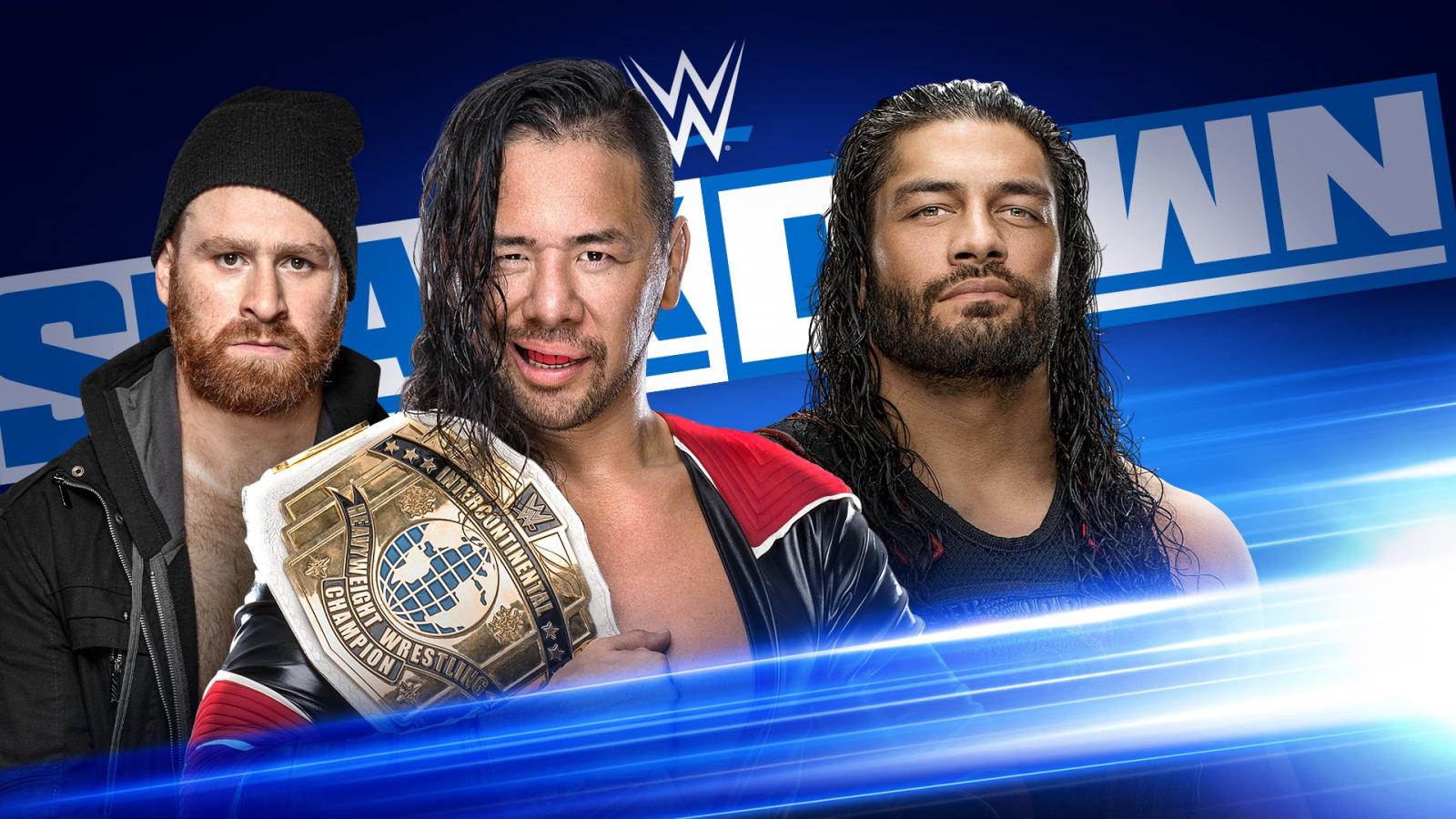 Shinsuke Nakamura vs Roman Reigns - Intercontinental Championship Match (WWE SmackDown 2019)