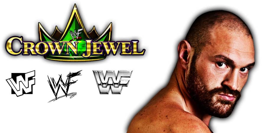 Tyson Fury WWE Crown Jewel