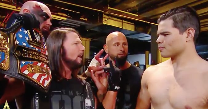 United States Champion AJ Styles The OC Humberto Carrillo