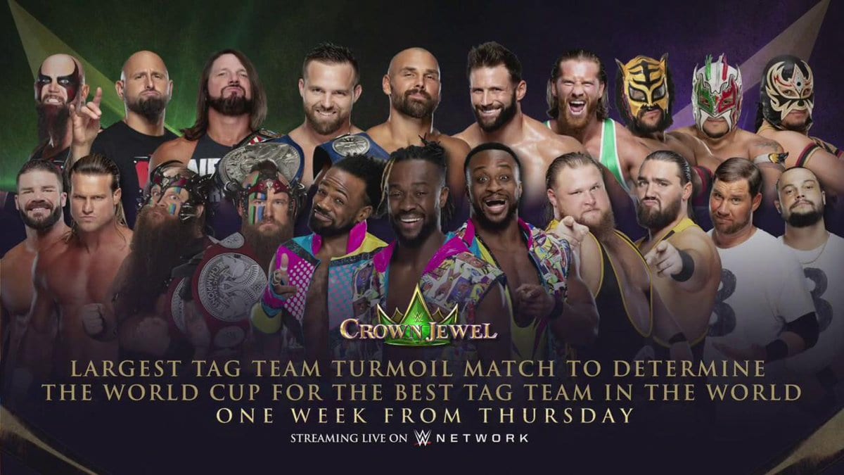 WWE World Cup For Best Tag Team In The World - WWE Crown Jewel 2019