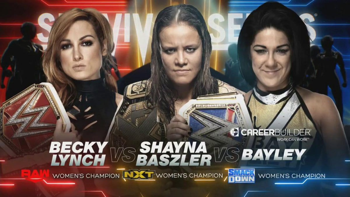 Becky Lynch vs Shyna Baszler vs Bayley - WWE Survivor Series 2019