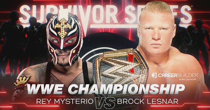 Brock Lesnar vs Rey Mysterio - Survivor Series 2019 (WWE Championship Match)
