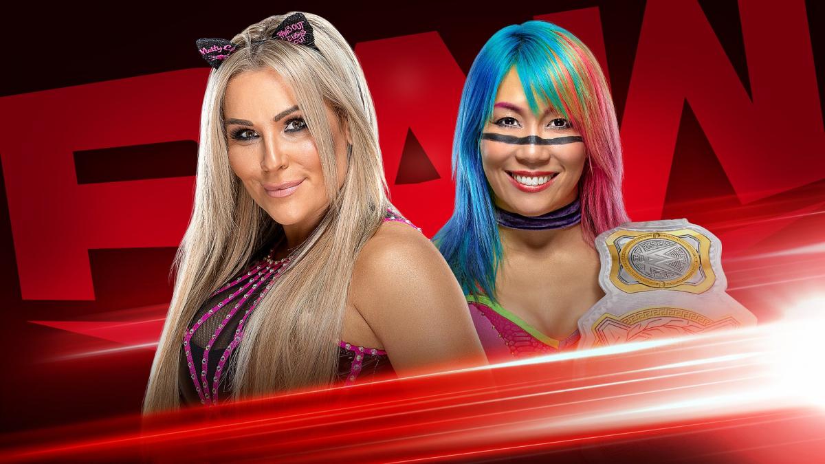 Natalya vs WWE Women's Tag Team Champion Asuka RAW 2019