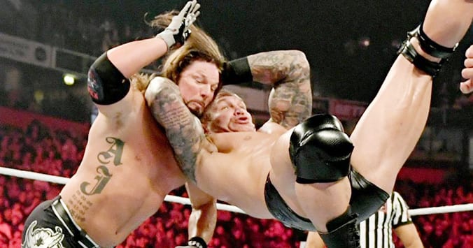 Randy Orton RKO AJ Styles