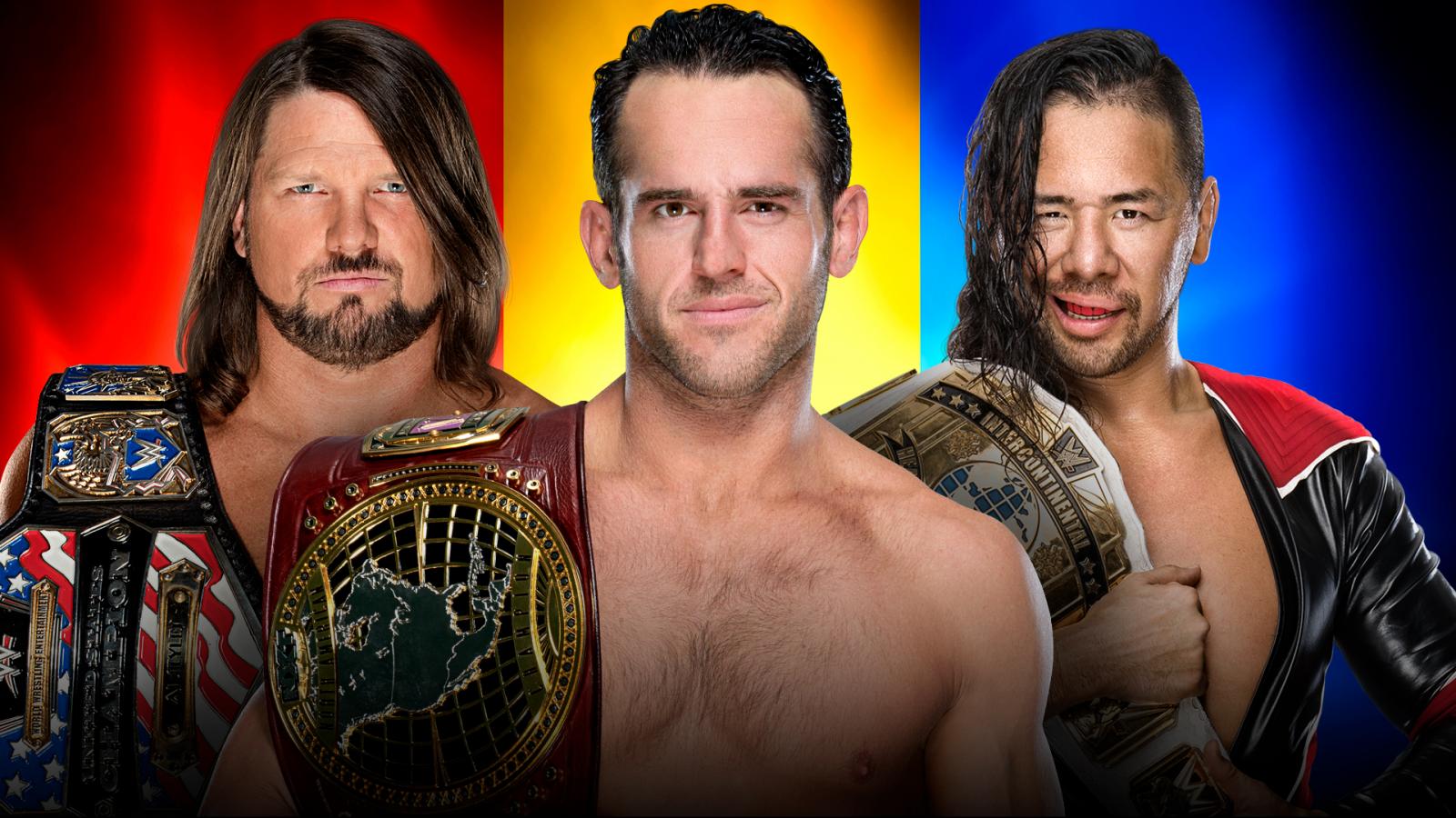 Roderick Strong vs AJ Styles vs Shinsuke Nakamura