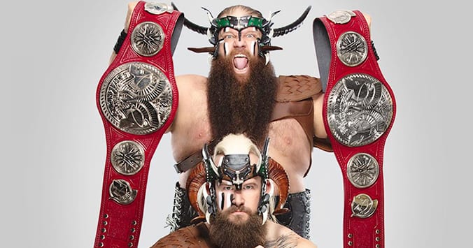 The Viking Raiders Erik Ivar WWE RAW Tag Team Champions