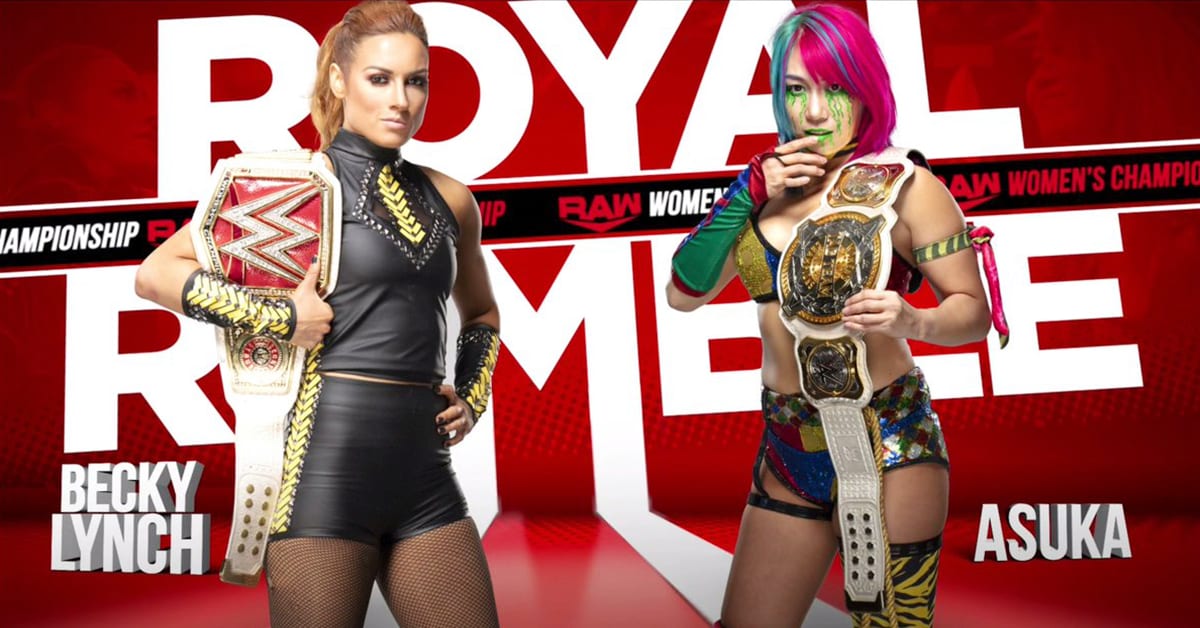 Becky Lynch vs Asuka - RAW Women's Championship Match (WWE Royal Rumble 2020)