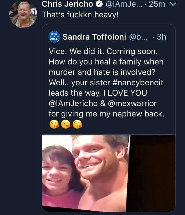 Chris Jericho reacts to Chris Benoit Vice Documentary