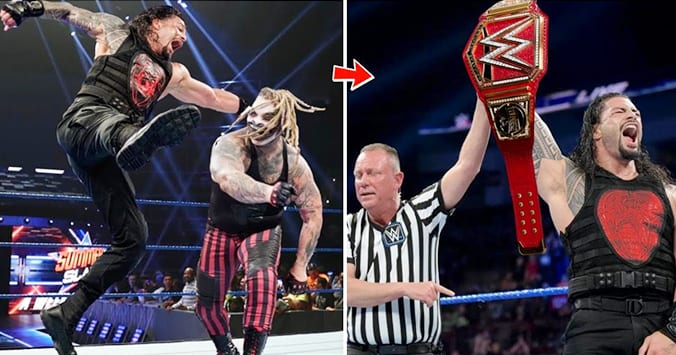 Roman Reigns vs The Fiend Bray Wyatt