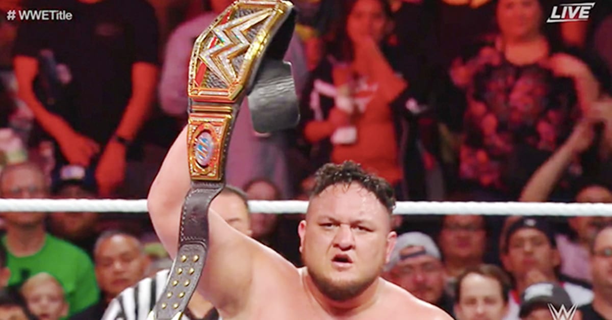 Samoa Joe WWE Champion