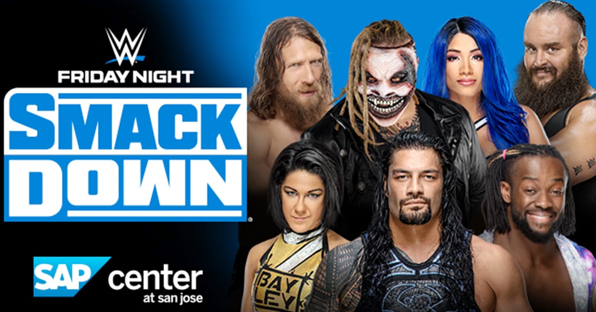 WWE Friday Night SmackDown Daniel Bryan The Fiend Bray Wyatt Sasha Banks Braun Strowman Bayley Roman Reigns Kofi Kingston