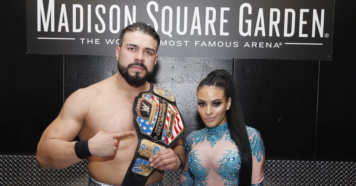 WWE United States Champion Andrade Zelina Vega Madison Square Garden