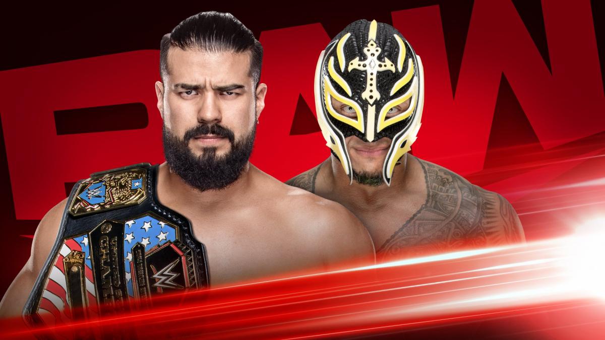 Andrade vs Rey Mysterio - United States Championship