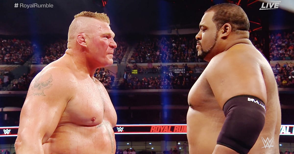 Brock Lesnar Keith Lee Face To Face Royal Rumble 2020