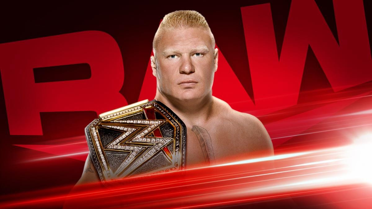 Brock Lesnar WWE Champion RAW Graphic