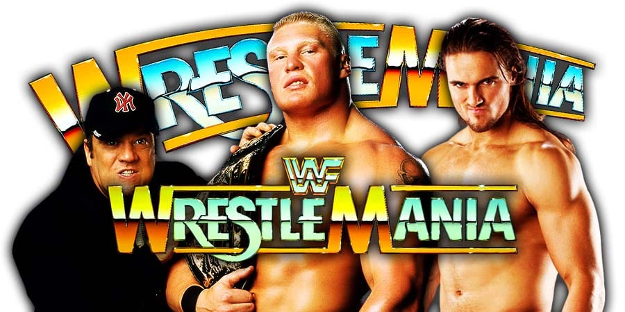 Brock Lesnar vs Drew McIntyre Might Not Main Event WrestleMania 36