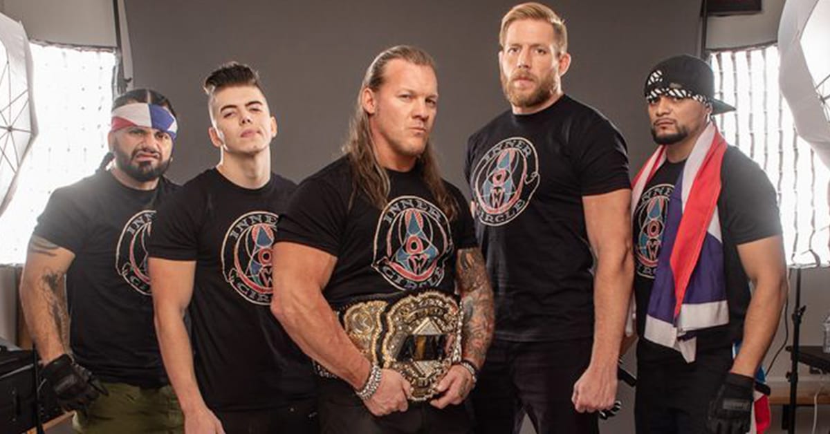 Chris Jericho AEW Inner Circle Photoshoot